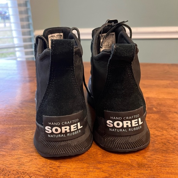 New Sorel Out N About Waterproof black lace up boot size 6 - Picture 10 of 13